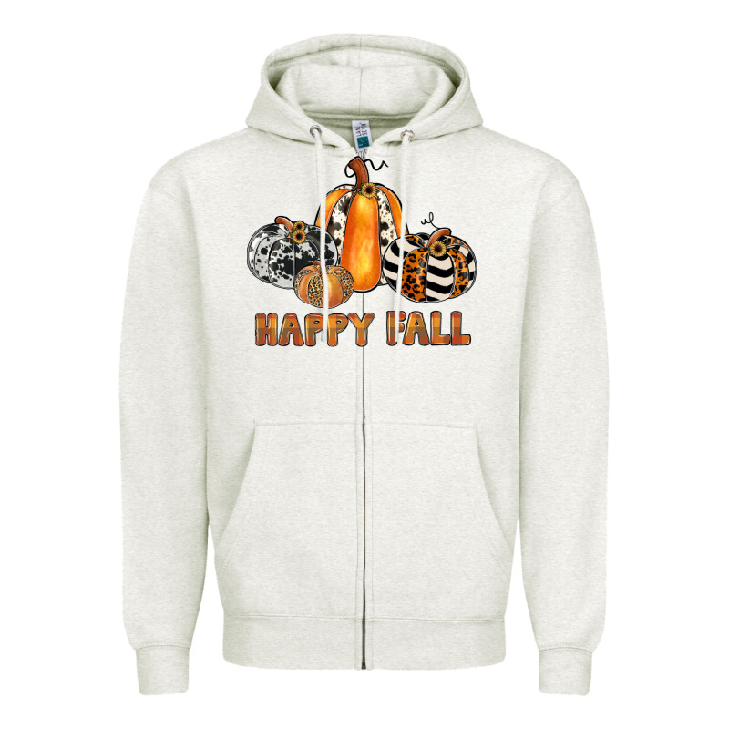 Happy Fall Zipper Hoodie by JahusDesignShop | Teevron