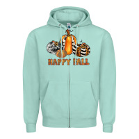 Seafoam happy fall Zipper Hoodie - JahusDesignShop