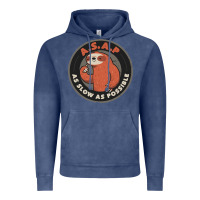 Vintage Denim as slow as possible Vintage Hoodie - linhVisuals