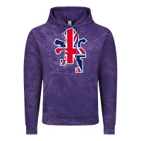 Cloud Purple great britain national Vintage Hoodie - linhVisuals