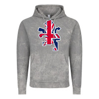 Cloud Rock great britain national Vintage Hoodie - linhVisuals