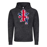 Vintage Black great britain national Vintage Hoodie - linhVisuals