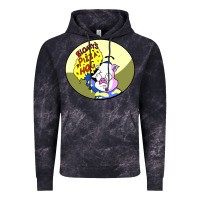 Cloud Black bloaty pizza hog Vintage Hoodie - linhVisuals