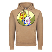 Vintage Coffee bloaty pizza hog Vintage Hoodie - linhVisuals