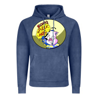 Bloaty Pizza Hog Vintage Hoodie | Teevron