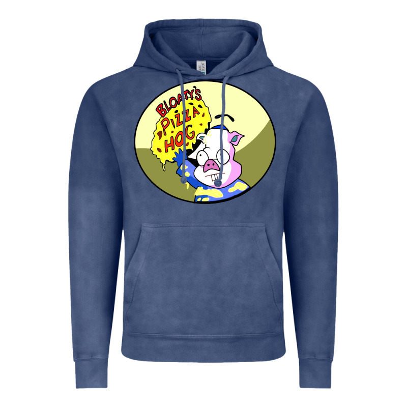 Bloaty Pizza Hog Vintage Hoodie by linhVisuals | Teevron