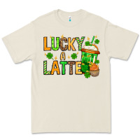 Bone St. Patrick's Lucky a latte Premium Tee - OliviaCreatesArt