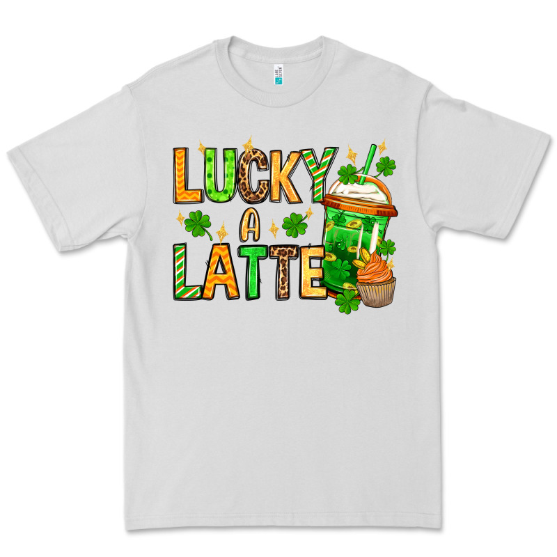 St. Patrick's Lucky A Latte Premium Tee by OliviaCreatesArt | Teevron