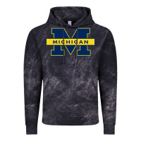 Cloud Black michigan Vintage Hoodie - linhVisuals