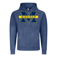 Vintage Denim michigan Vintage Hoodie - linhVisuals