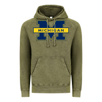 Vintage Olive michigan Vintage Hoodie - linhVisuals