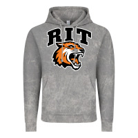 Cloud Rock tiger Vintage Hoodie - linhVisuals