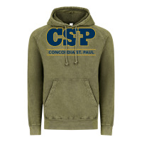 Vintage Olive CSP, concordia university st paul, apparel Vintage Hoodie - linhVisuals