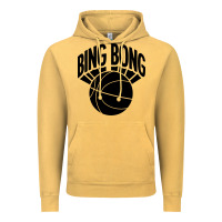 Vintage Mustard black bing bong Vintage Hoodie - linhVisuals