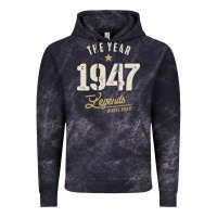 Cloud Black The Year 1947 - 75th Birthday Vintage Classic Vintage Hoodie - linhVisuals