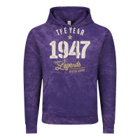 Cloud Purple The Year 1947 - 75th Birthday Vintage Classic Vintage Hoodie - linhVisuals