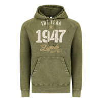 The Year 1947 - 75th Birthday Vintage Classic Vintage Hoodie | Teevron