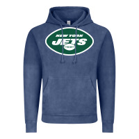 Vintage Denim suitable-new-york-jets-worn Vintage Hoodie - linhVisuals