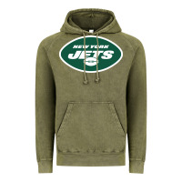 Vintage Olive suitable-new-york-jets-worn Vintage Hoodie - linhVisuals