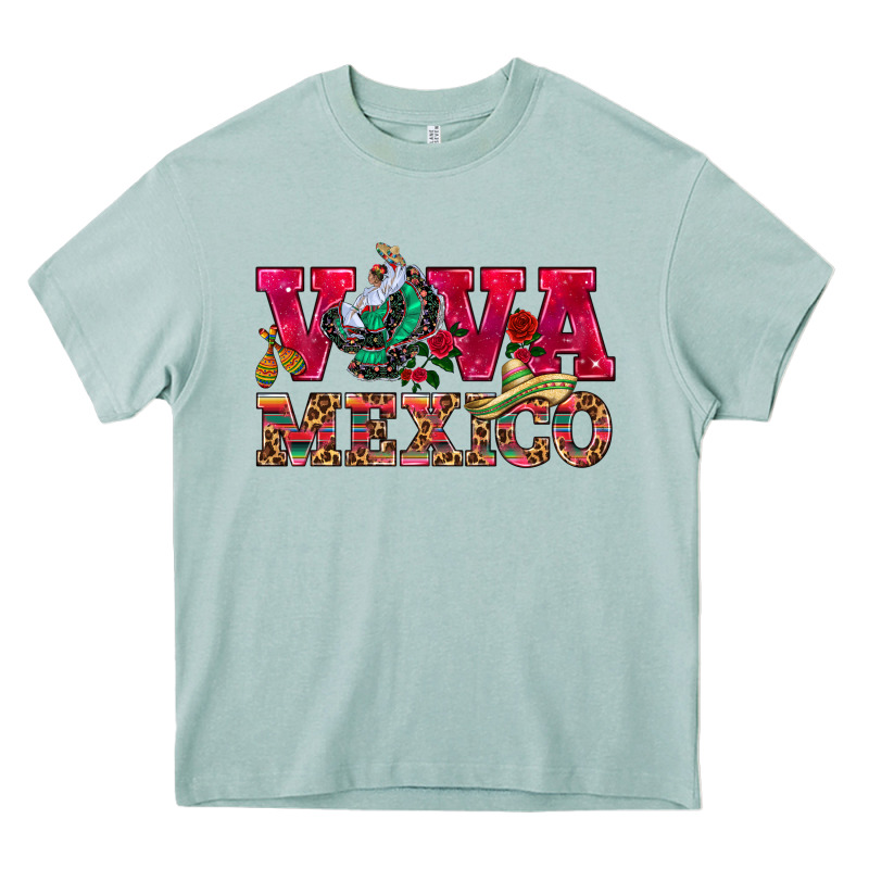 Viva Mexico Heavy Core Tee by HowdyJamesFarm | Teevron