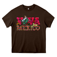 Chocolate Brown Viva Mexico Heavy Core Tee - HowdyJamesFarm