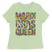 Matcha Mardi Gras Queen Ladies Tee - BundleAndBundleShop