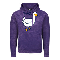 Cloud Purple quack duck Vintage Hoodie - linhVisuals