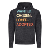 Vintage Black adoption day announcement   wanted chosen loved adopted premium t shir Vintage Hoodie - linhVisuals