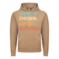 Vintage Coffee adoption day announcement   wanted chosen loved adopted premium t shir Vintage Hoodie - linhVisuals