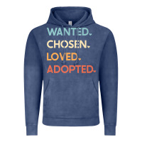 Vintage Denim adoption day announcement   wanted chosen loved adopted premium t shir Vintage Hoodie - linhVisuals