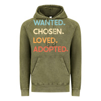 Vintage Olive adoption day announcement   wanted chosen loved adopted premium t shir Vintage Hoodie - linhVisuals