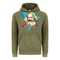 Vintage Olive karl marx get vintage Vintage Hoodie - linhVisuals