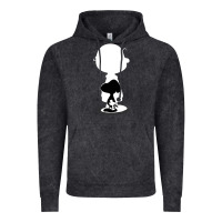 Vintage Black peanuts shadow silhouette Vintage Hoodie - linhVisuals