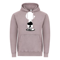Vintage Zinc peanuts shadow silhouette Vintage Hoodie - linhVisuals