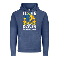 Vintage Denim down syndrome awareness month special needs love Vintage Hoodie - linhVisuals