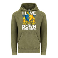 Vintage Olive down syndrome awareness month special needs love Vintage Hoodie - linhVisuals
