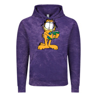 Cloud Purple garfiel Vintage Hoodie - linhVisuals