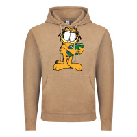 Vintage Coffee garfiel Vintage Hoodie - linhVisuals