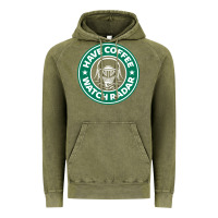 Vintage Olive have coffee, watch radar new Vintage Hoodie - linhVisuals