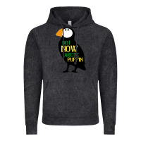Vintage Black not now arctic puffin! ,  not now arctic puffin Vintage Hoodie - linhVisuals