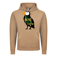 Vintage Coffee not now arctic puffin! ,  not now arctic puffin Vintage Hoodie - linhVisuals