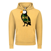 Vintage Mustard not now arctic puffin! ,  not now arctic puffin Vintage Hoodie - linhVisuals