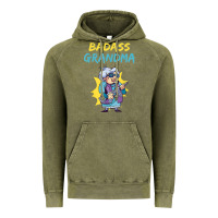 Vintage Olive badass grandma family mother grandma t shirt Vintage Hoodie - linhVisuals
