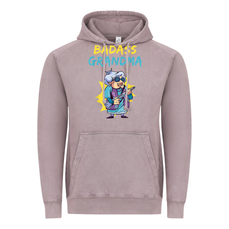 Badass Grandma Family Mother Grandma T Shirt Vintage Hoodie by linhVisuals | Teevron