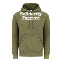 Vintage Olive solidarity forever Vintage Hoodie - linhVisuals