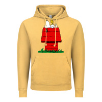 Vintage Mustard the doghouse Vintage Hoodie - linhVisuals