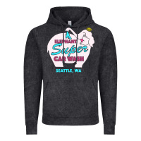 Vintage Black pink elephant car wash Vintage Hoodie - linhVisuals