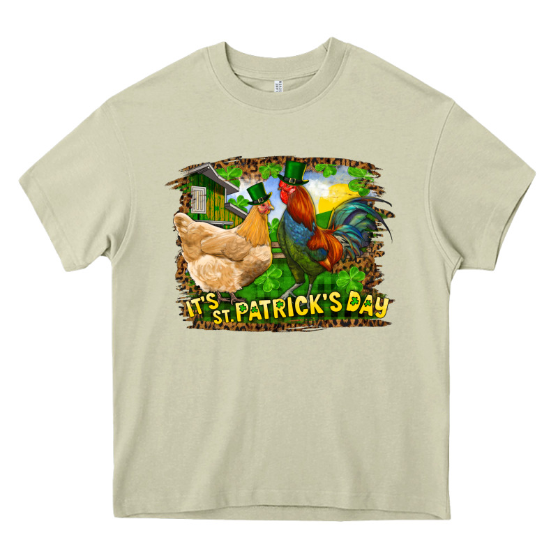 It's St. Patrick's Day Rooster And Chicken Heavy Core Tee by RanaPortraitStore | Teevron