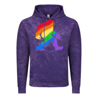 Cloud Purple bigfoot t  shirt rainbow bigfoot t  shirt Vintage Hoodie - linhVisuals