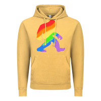 Vintage Mustard bigfoot t  shirt rainbow bigfoot t  shirt Vintage Hoodie - linhVisuals